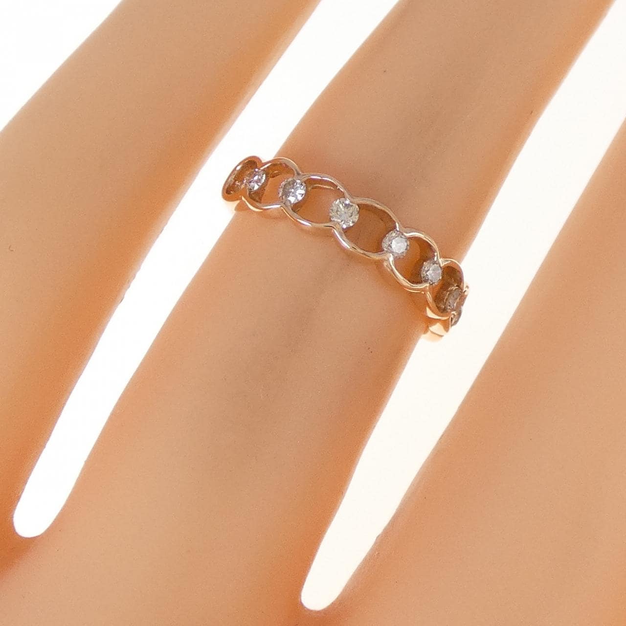 K10PG ダイヤモンド リング 0.15CT