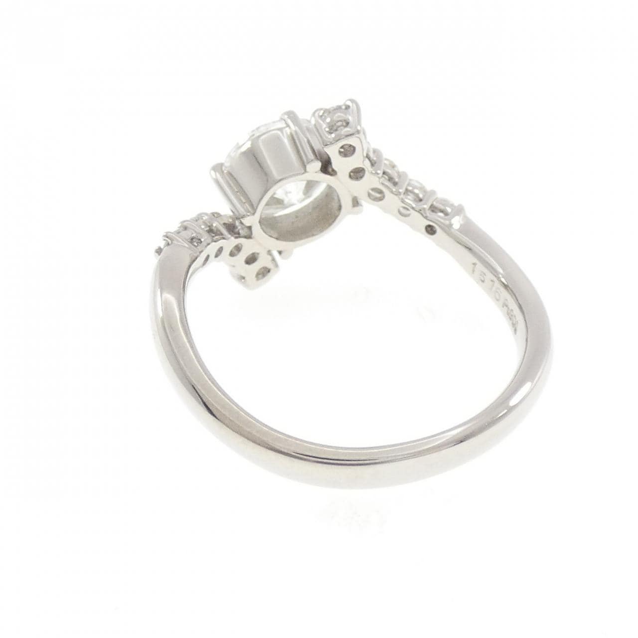 PT900 ダイヤモンド リング 1.516CT H I1 Good