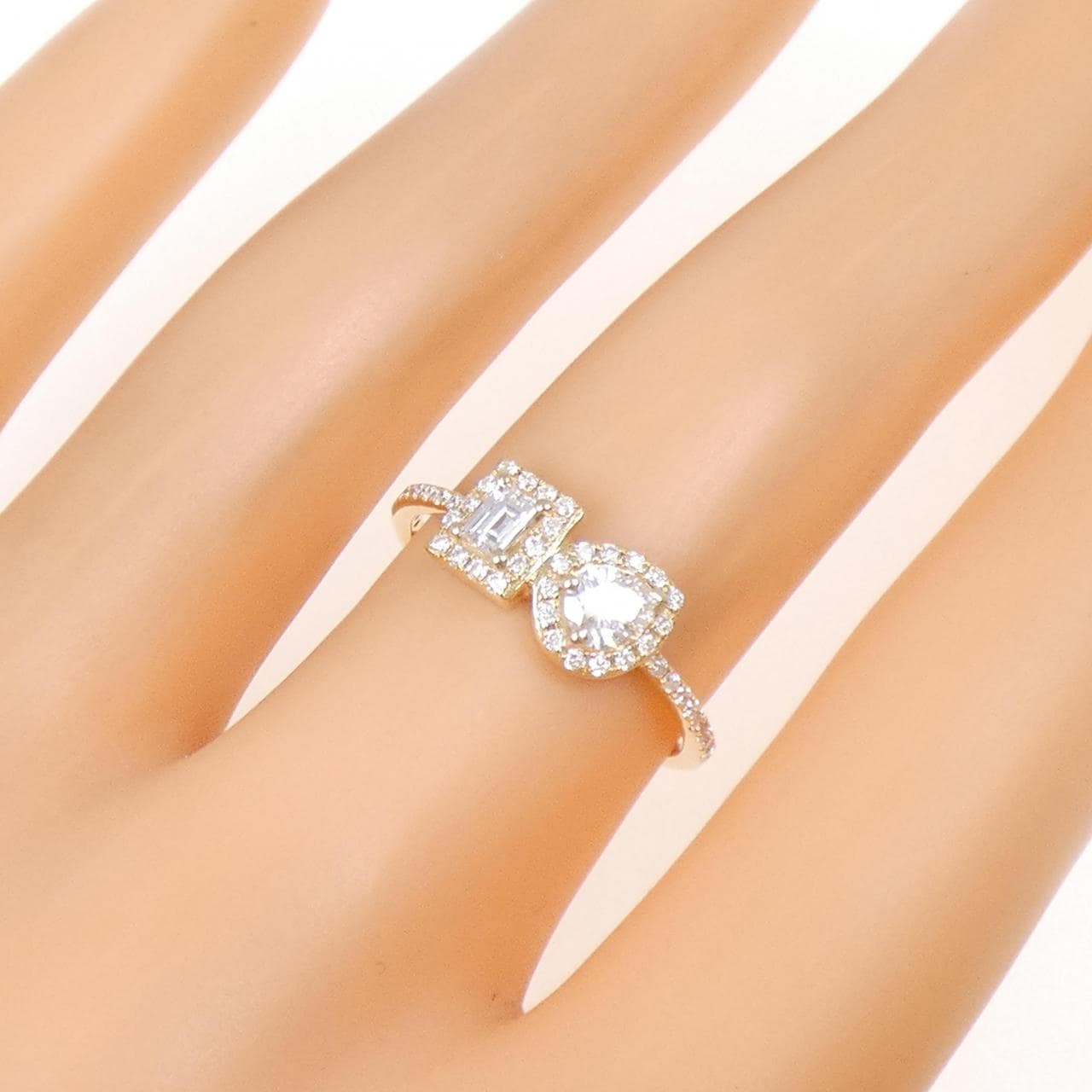 【新品】K18YG ダイヤモンド リング 0.17CT