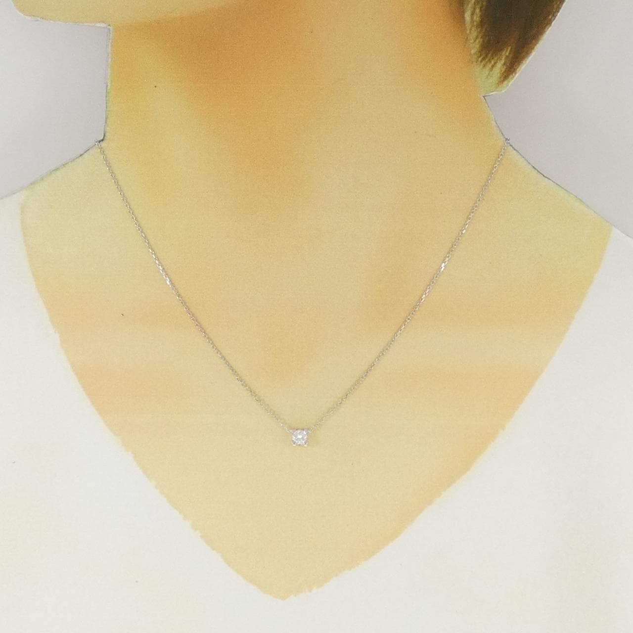 カルティエ Cドゥ カルティエ ネックレス 0.23CT H VVS2 3EXT