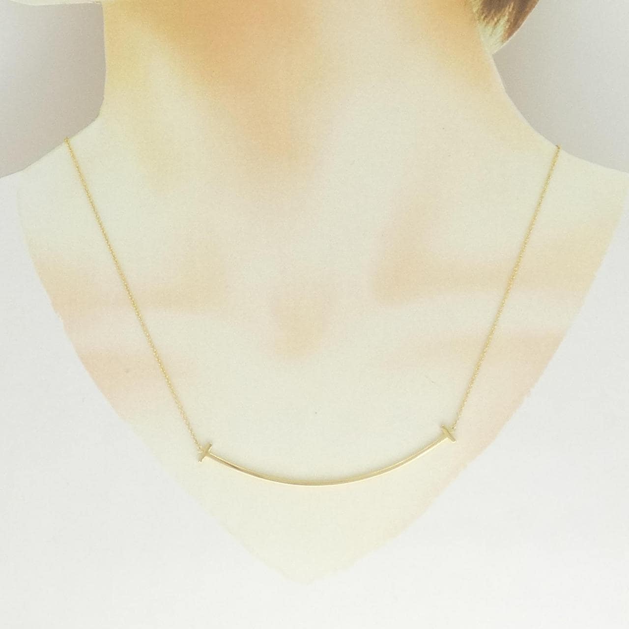 ティファニー Tスマイル ラージ ネックレス