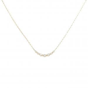 K18YG ダイヤモンド ネックレス 0.12CT