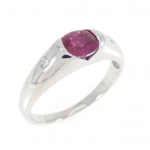 PT900 ルビー リング 0.66CT