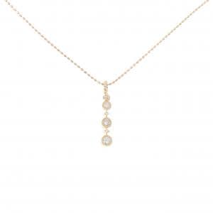 K18PG ダイヤモンド ネックレス 0.17CT