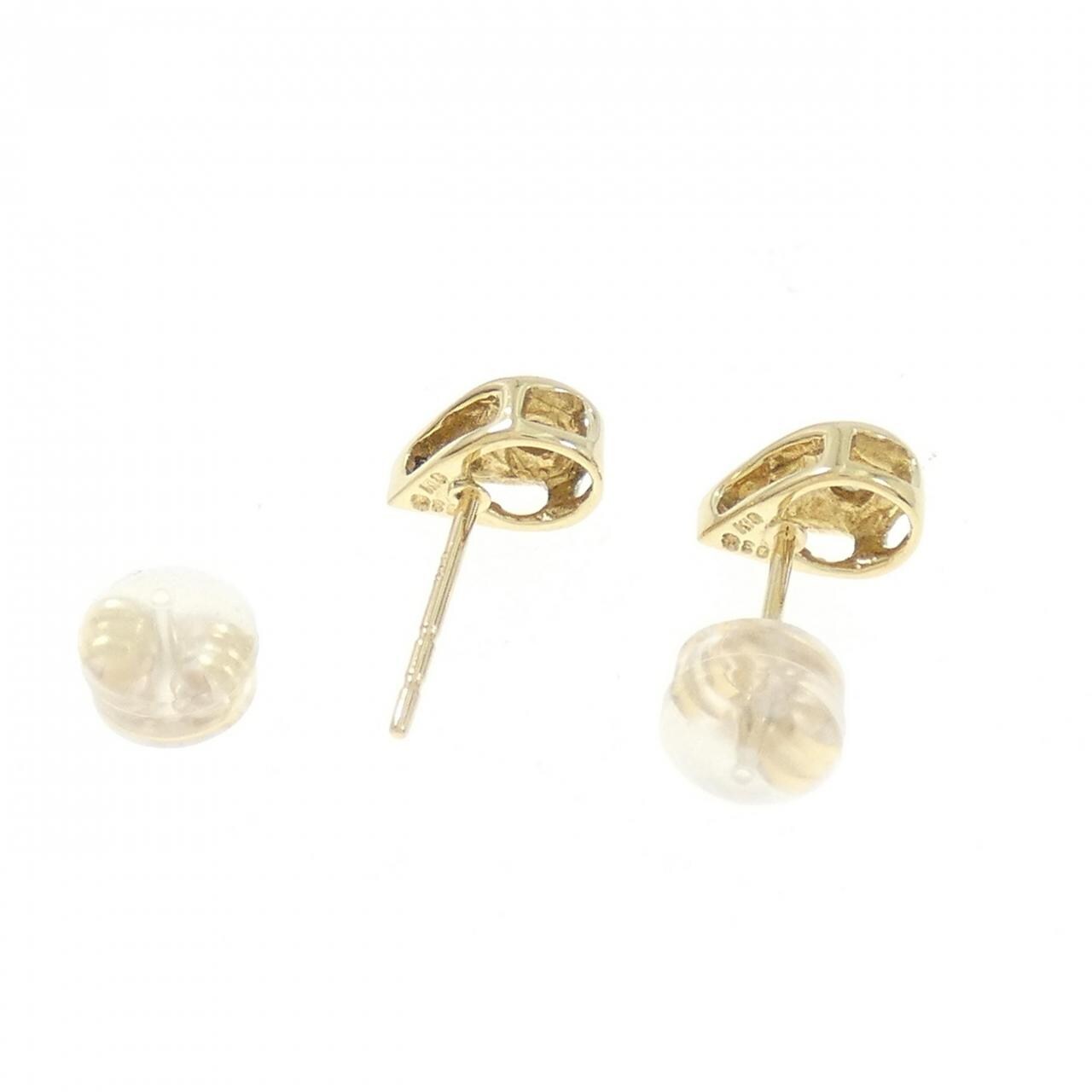 K18YG ダイヤモンド ピアス 0.06CT