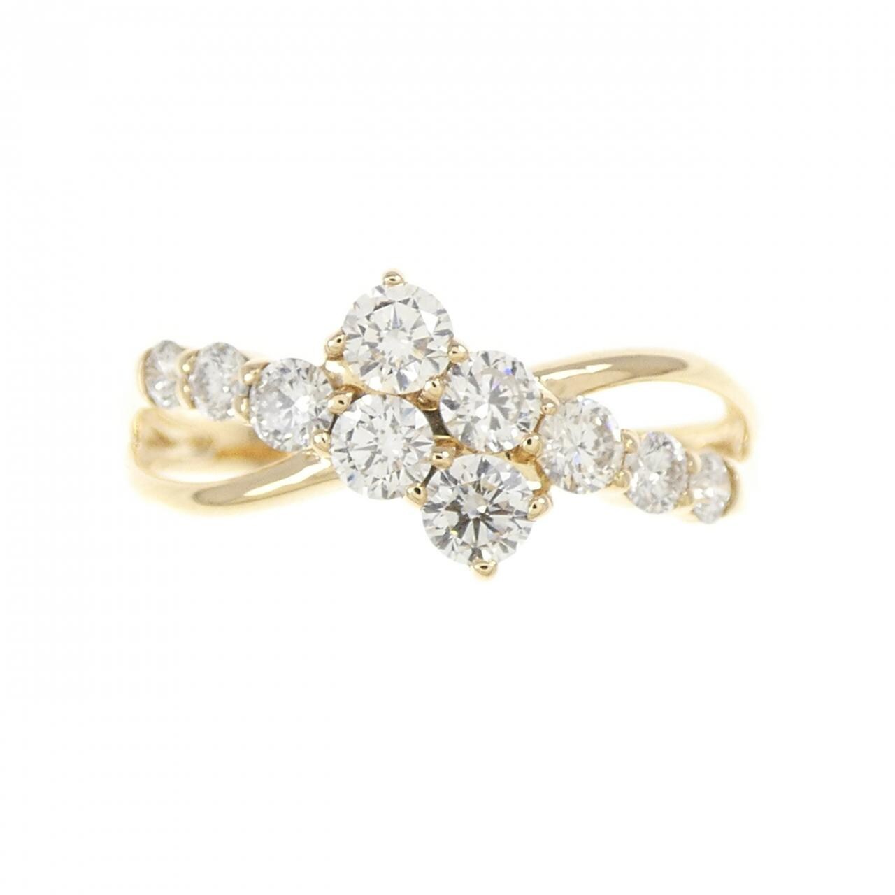 K18YG ダイヤモンド リング 0.50CT