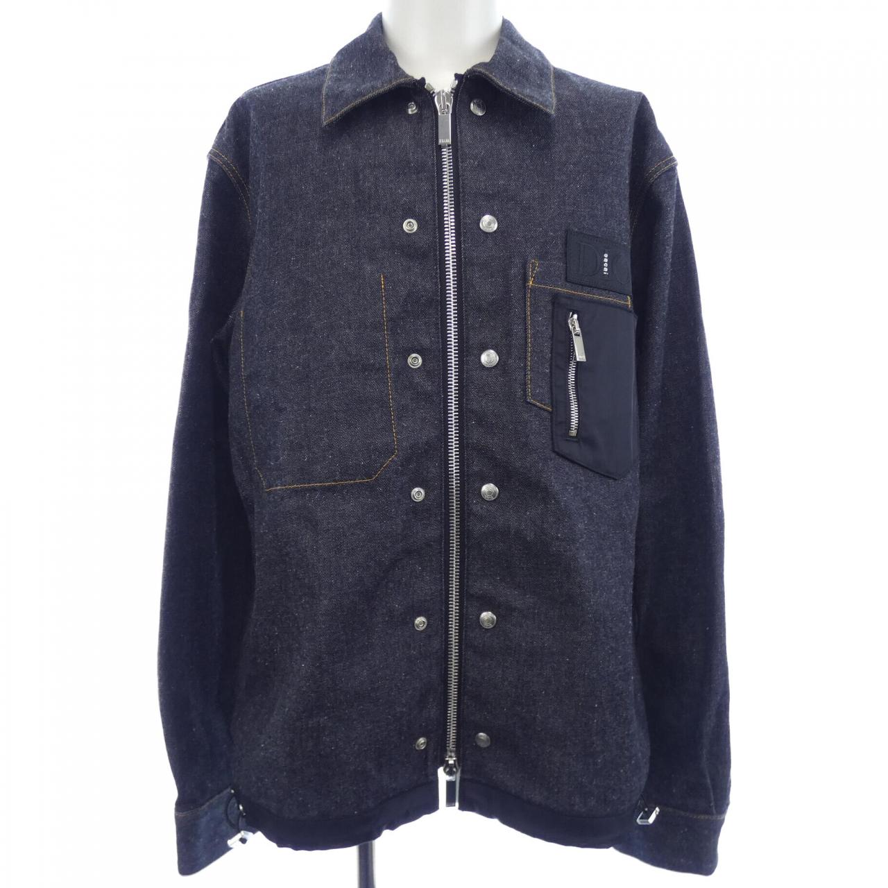 ディオール DIOR SACAI 213D487AY507 デニムジャケット