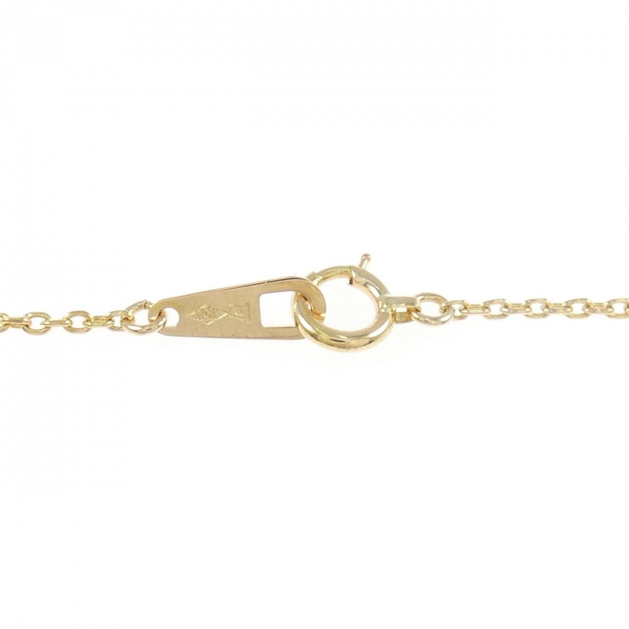 K18YG クロス ダイヤモンド ネックレス 0.45CT