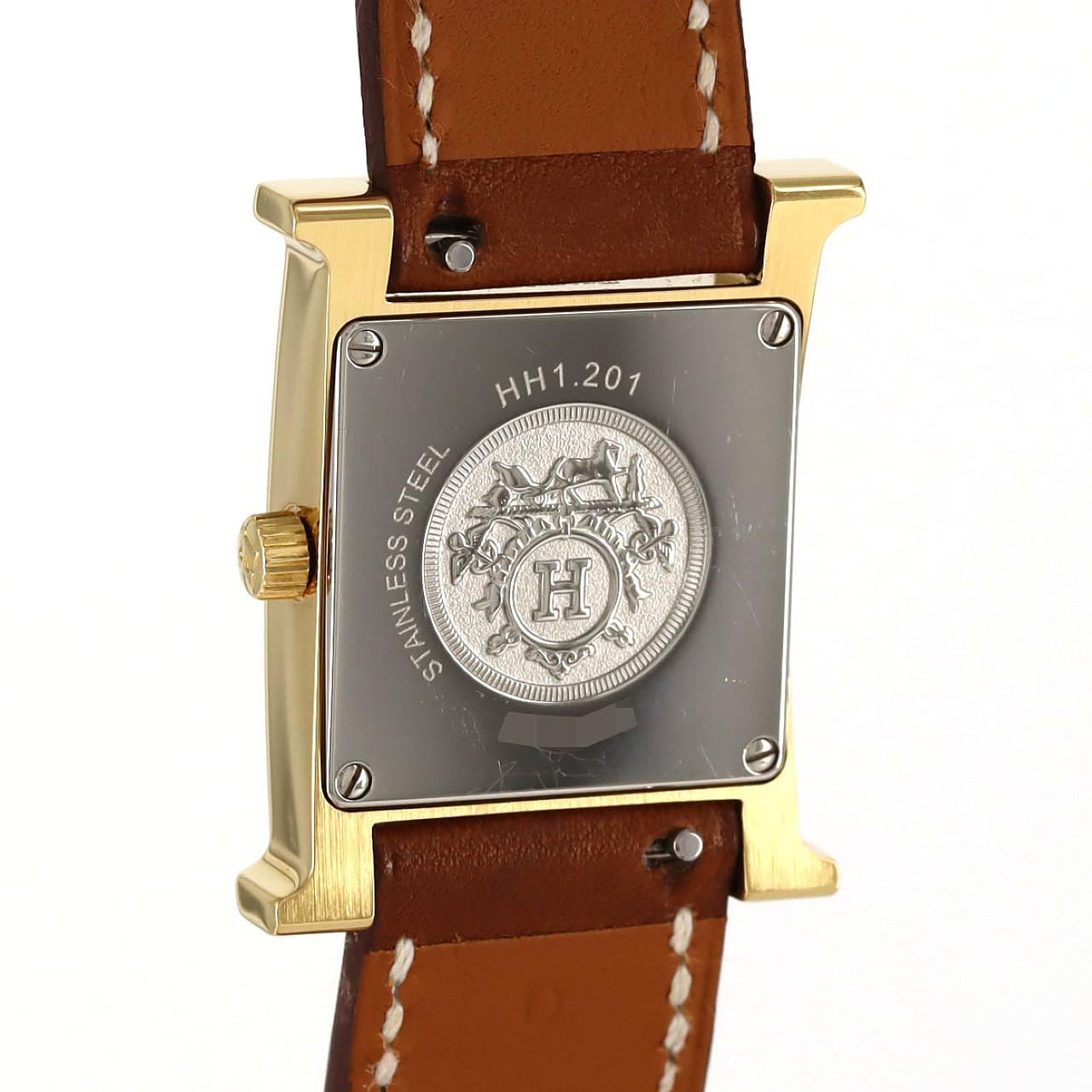 エルメス Hウォッチ･ドゥブルトゥール GP HH1.201 GP クォーツ
