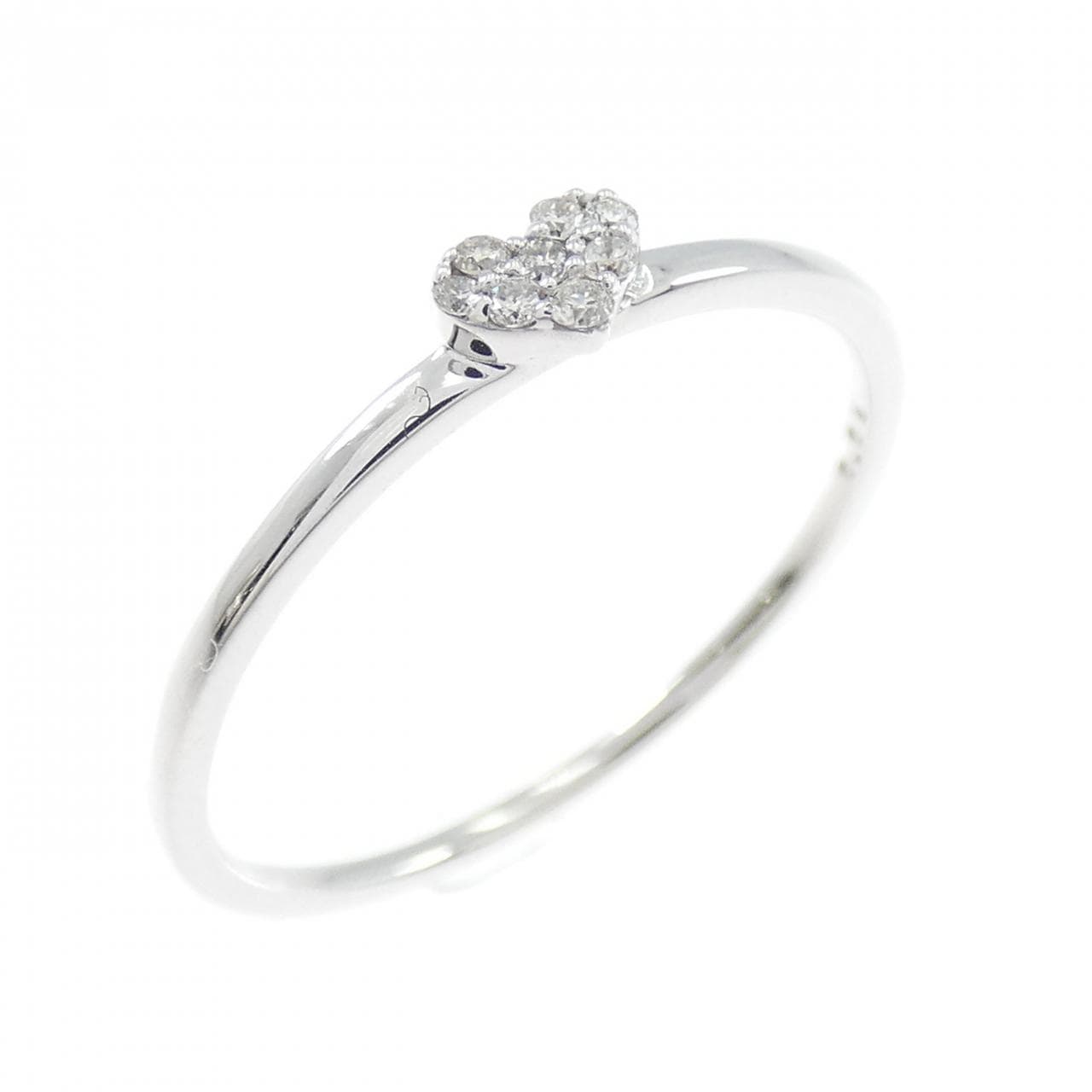 クミキョク ハート ダイヤモンド リング 0.04CT