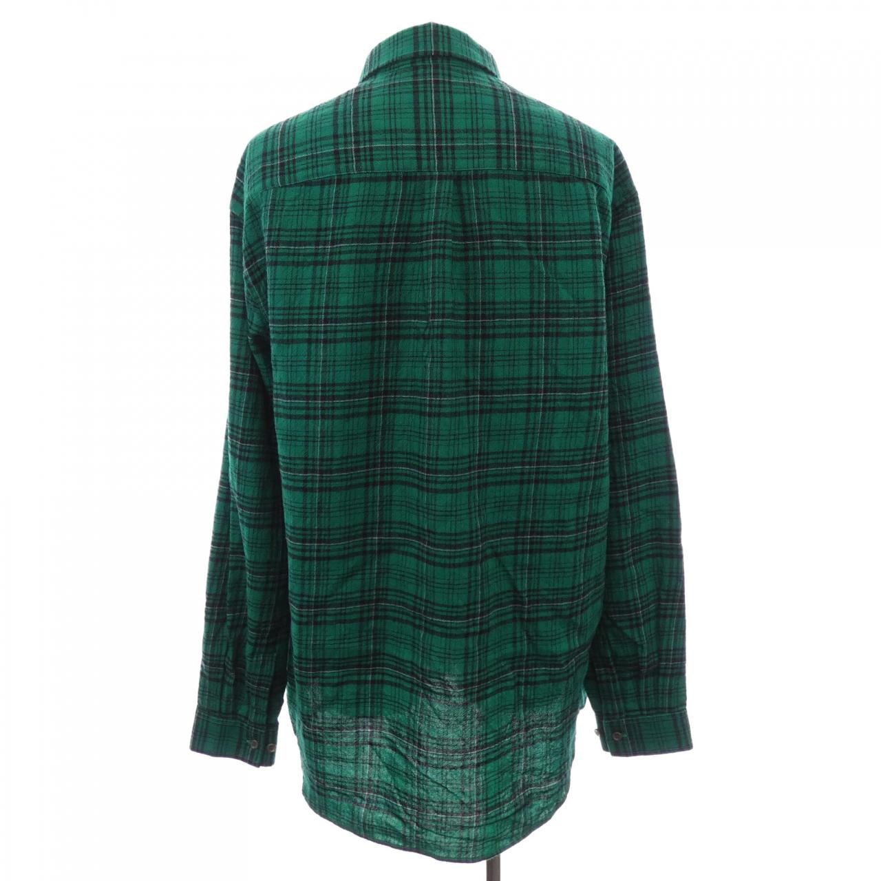 グッチ GUCCI ロッキングホースチェックウールシャツ 672701 ZAIB8 シャツ