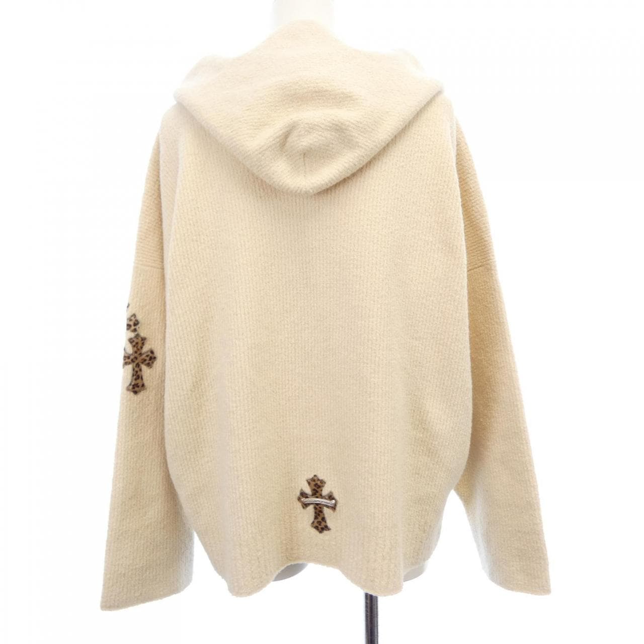 クロムハーツ CHROME HEARTS YNOT LEOPARD HARAKO CROSS PATCH 412206806******401 パーカー