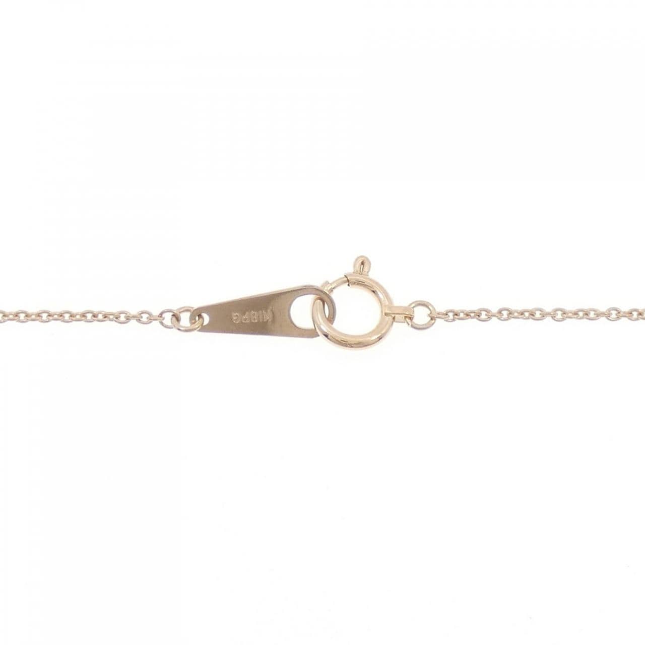 K18PG ダイヤモンド ネックレス 0.15CT