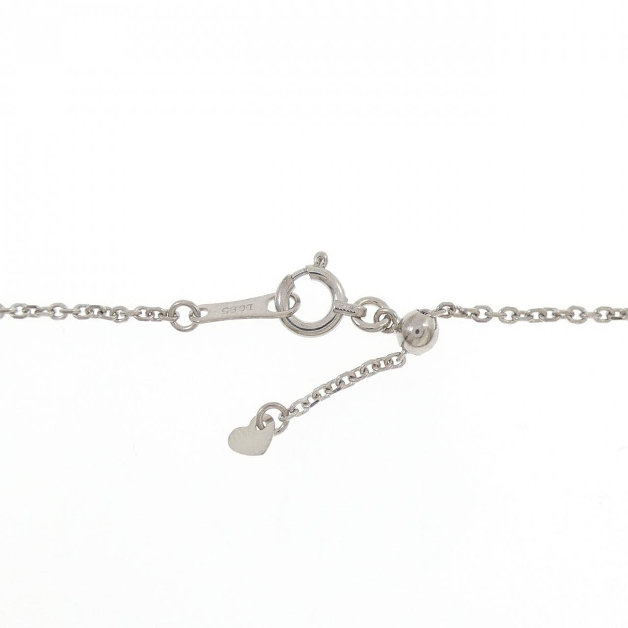 K18WG ダイヤモンド ネックレス 0.85CT