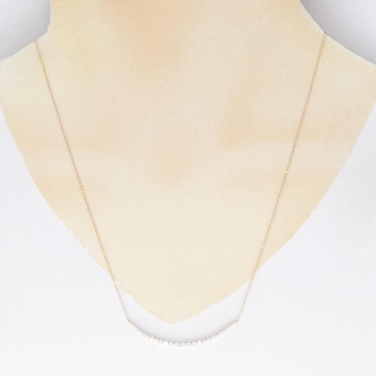K18PG ダイヤモンド ネックレス 0.65CT