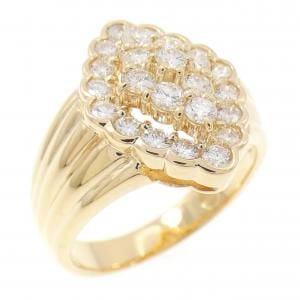 K18YG ダイヤモンド リング 1.01CT