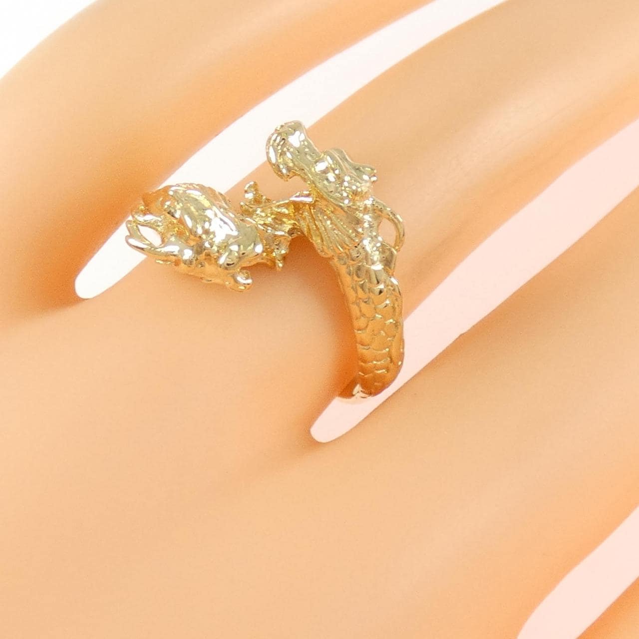 K18YG ドラゴン リング