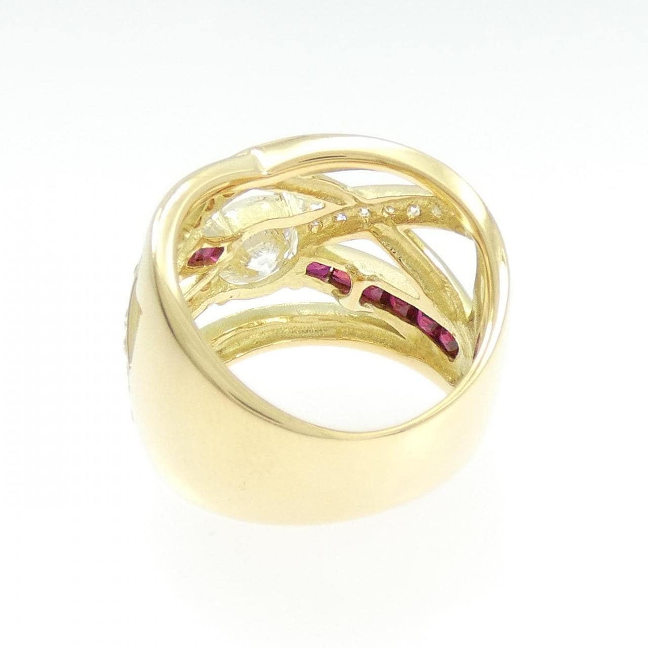 K18YG ダイヤモンド リング 1.289CT J I1 VG