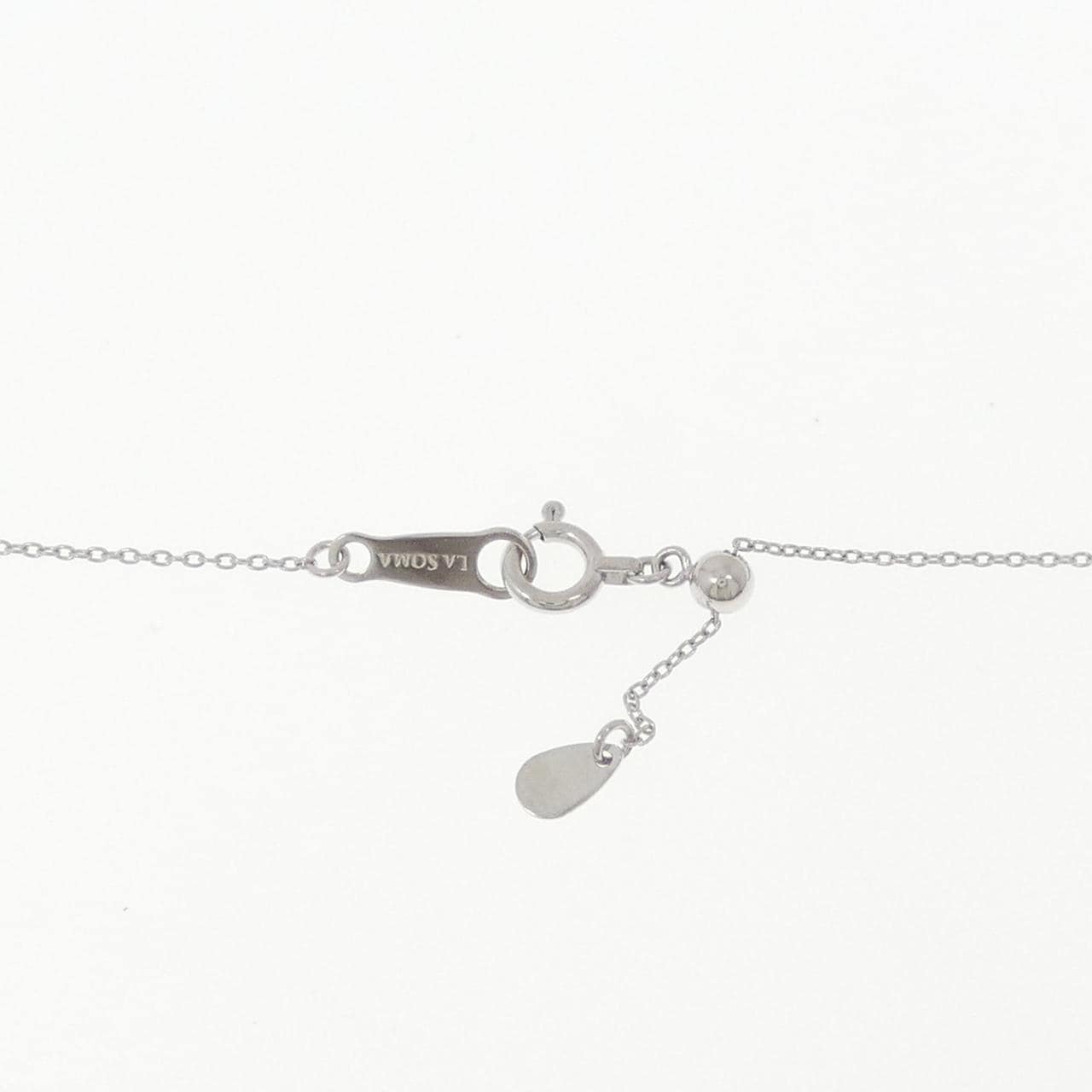 K18WG ダイヤモンド ネックレス 0.15CT