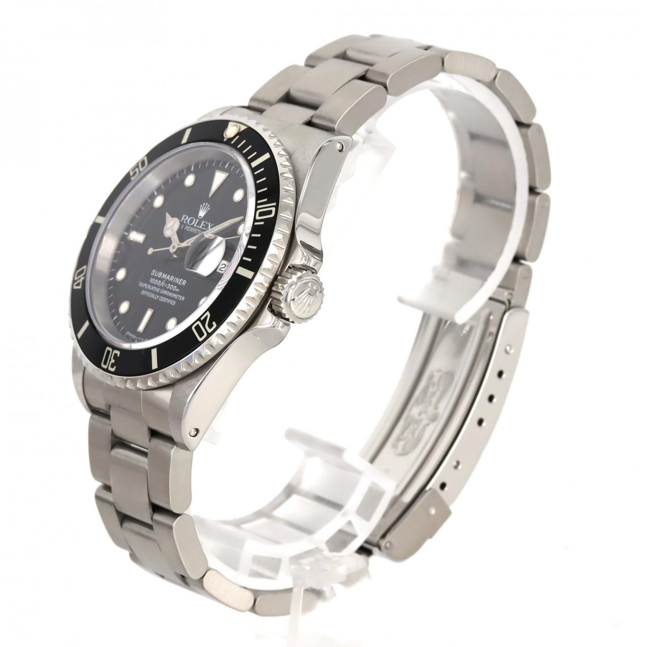ROLEX潜航者型日期显示 16610. SS自动上弦E