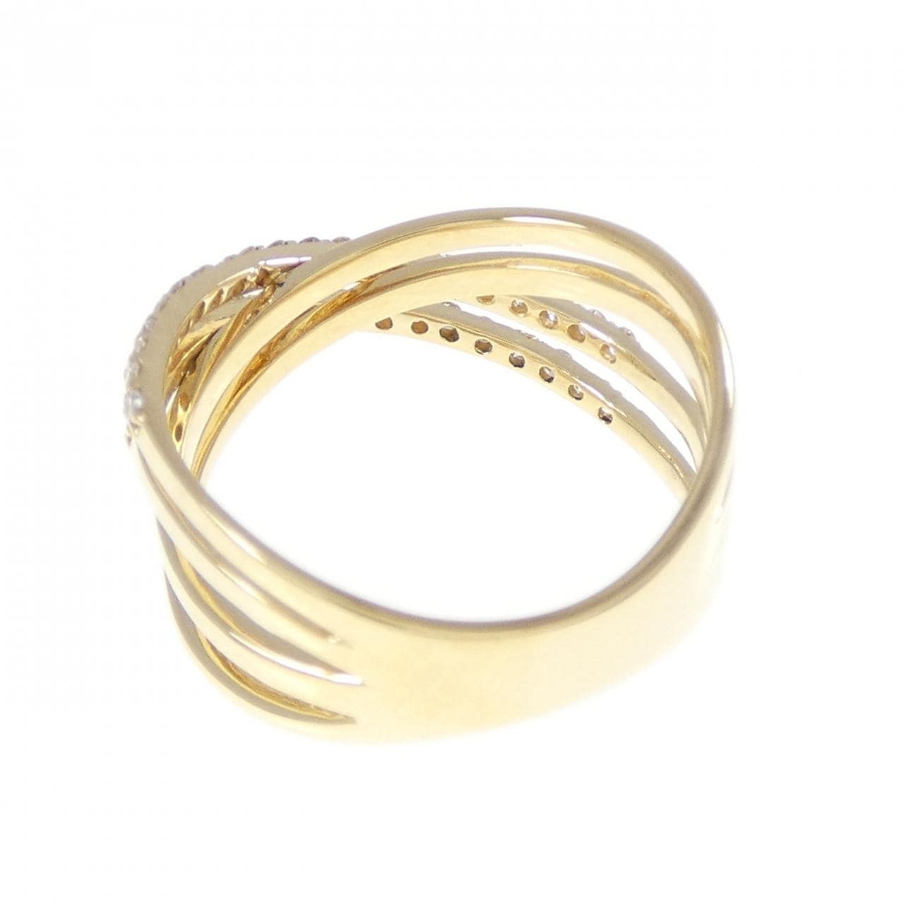 K18YG ダイヤモンド リング 0.25CT