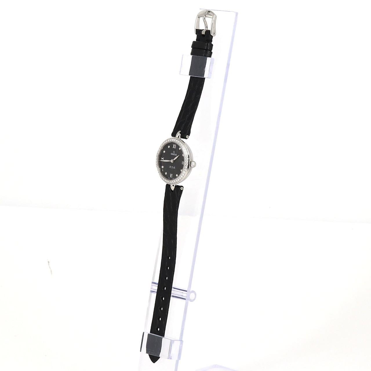 【新品】オメガ デ･ヴィル プレステージデュードロップ/D･8P 424.18.27.60.51.001 SS クォーツ