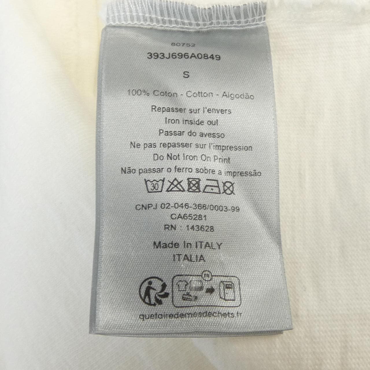 ディオール DIOR 393J696A0849 Tシャツ