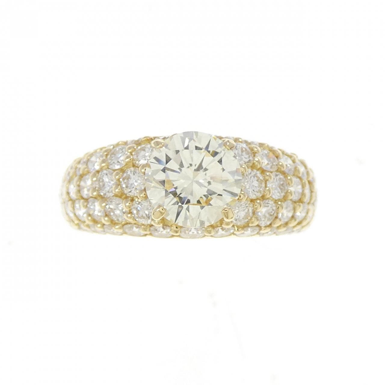 K18YG ダイヤモンド リング 1.007CT VLY VS2 Good