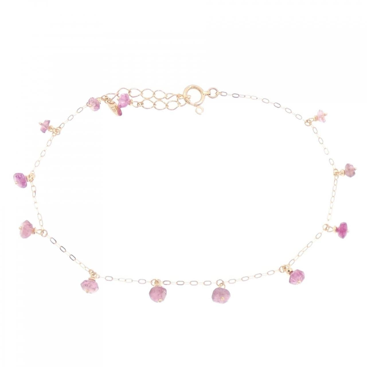 K18PG トルマリン ブレスレット 2.20CT