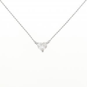 PT900/PT850 ダイヤモンド ネックレス 0.318CT E VS1 ハートシェイプ