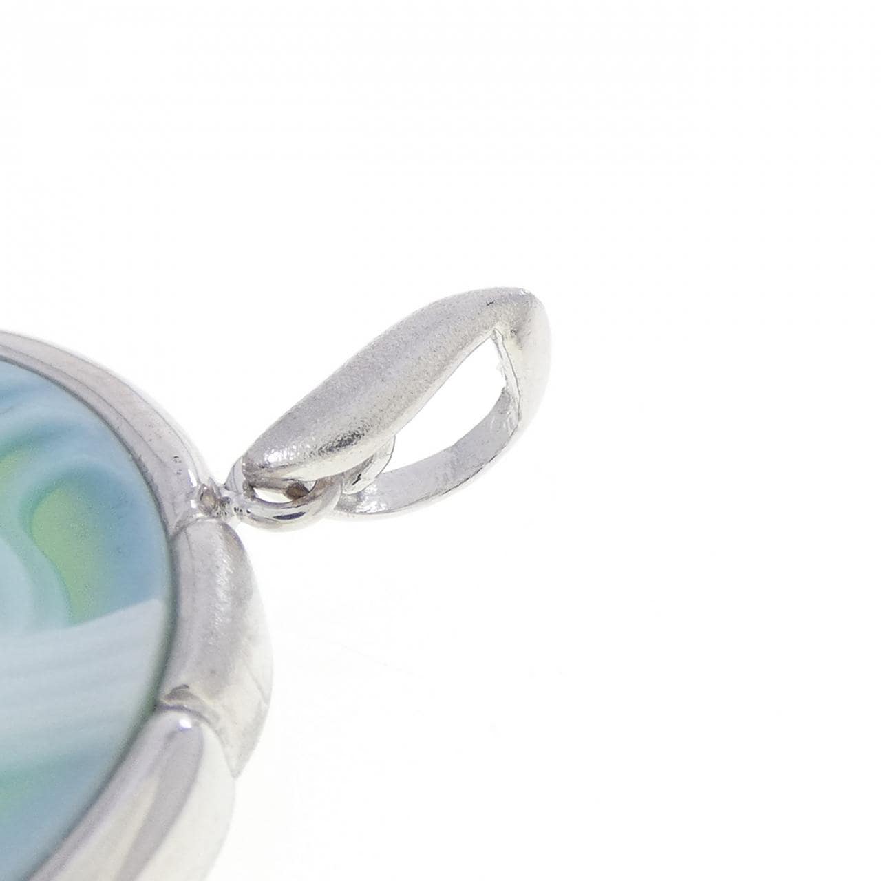 K18WG メノウカメオ ペンダント