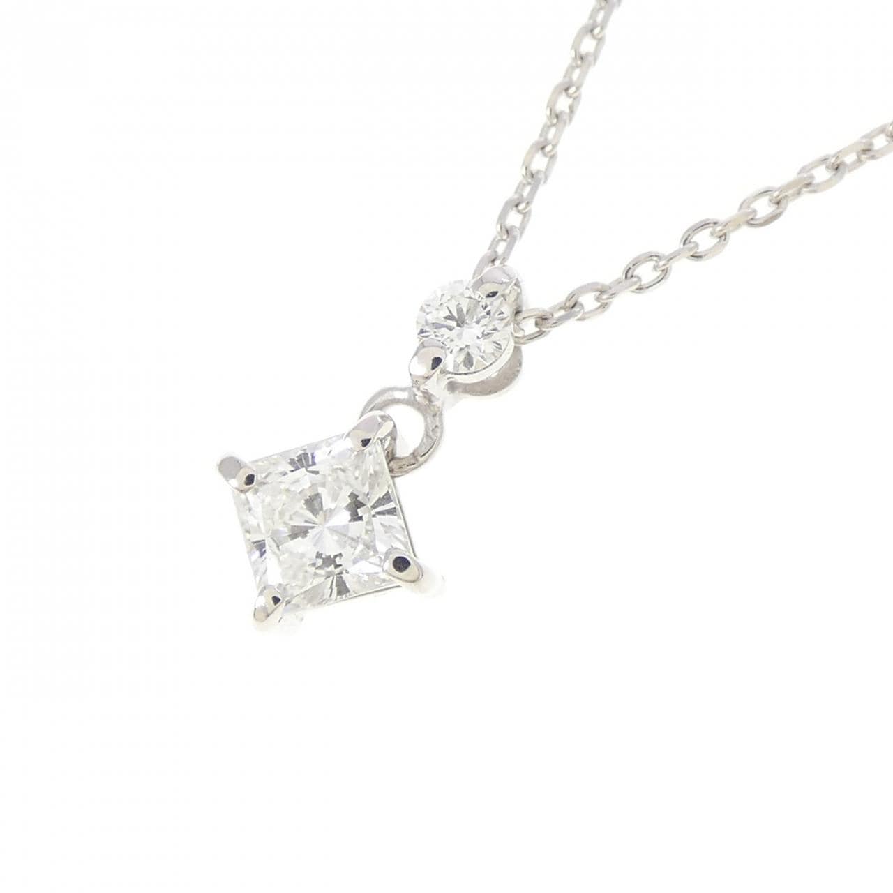 K18WG ダイヤモンド ネックレス 0.303CT