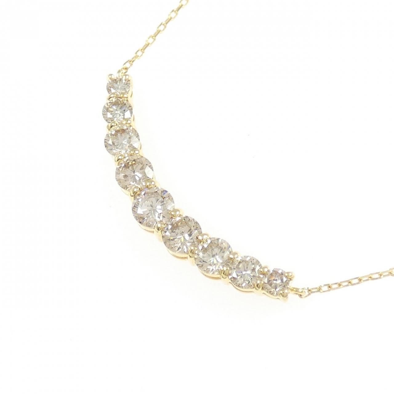 K18YG ダイヤモンド ネックレス 1.00CT