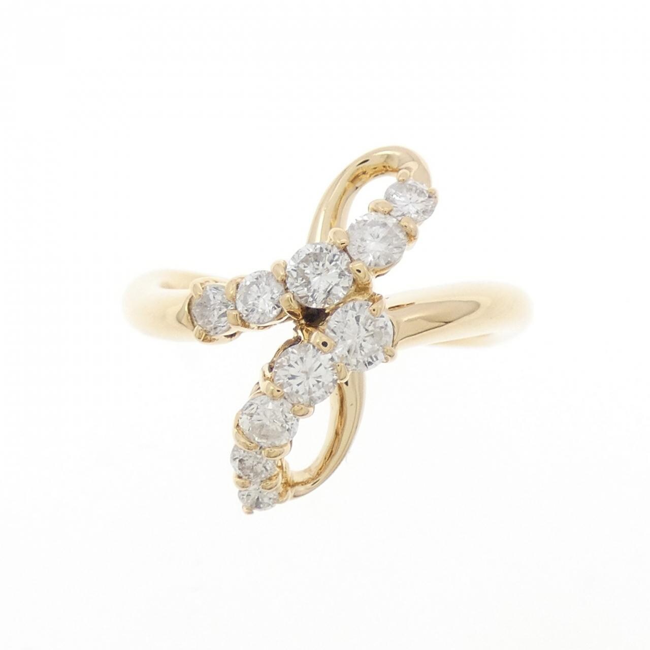 K18YG ダイヤモンド リング 0.51CT