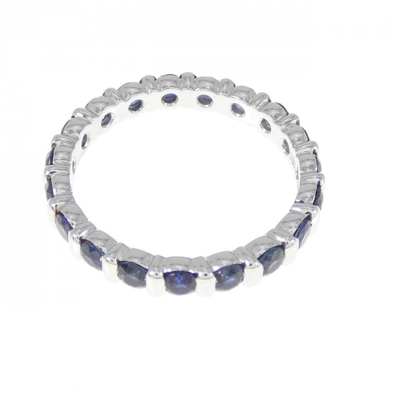 750WG Full Eternity Sapphire Ring