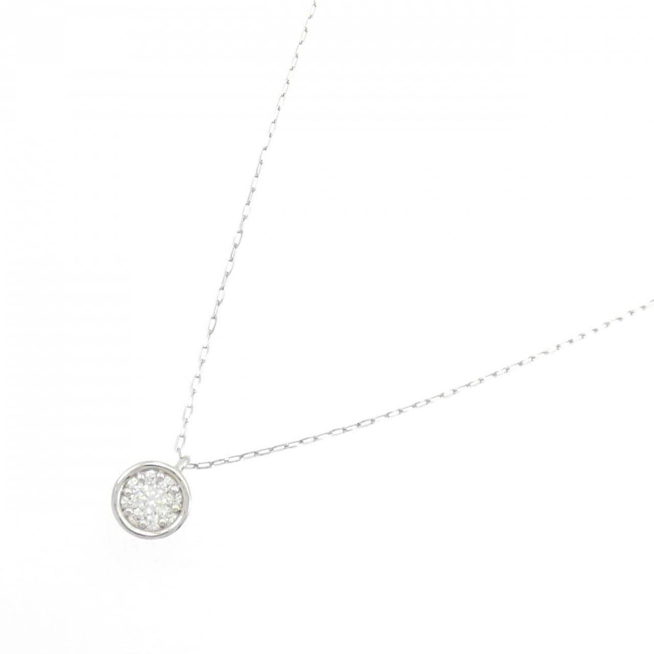 PT950/PT850 ダイヤモンド ネックレス 0.12CT