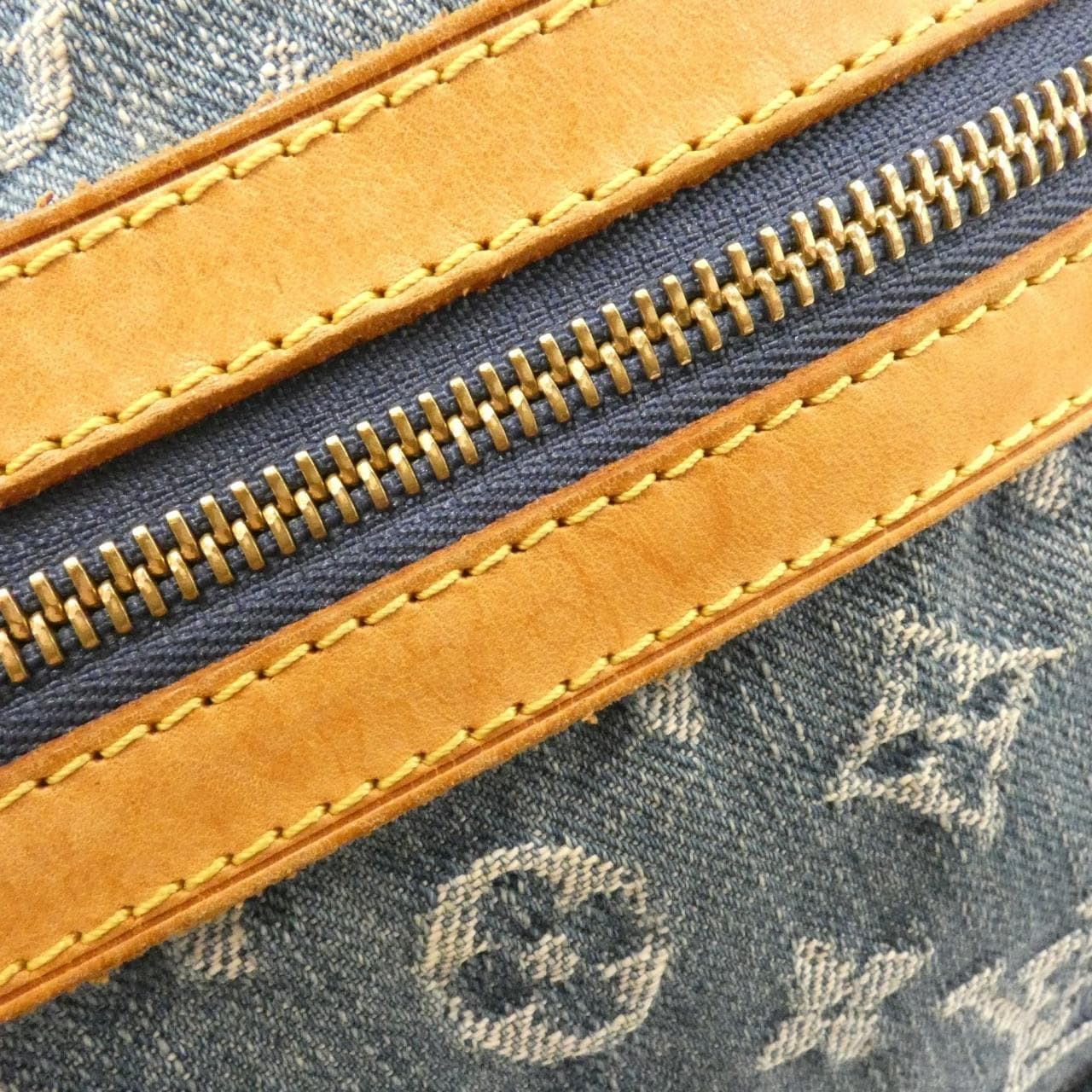 ルイヴィトン モノグラム デニム バギー GM M95048+J54316 ショルダーバッグ