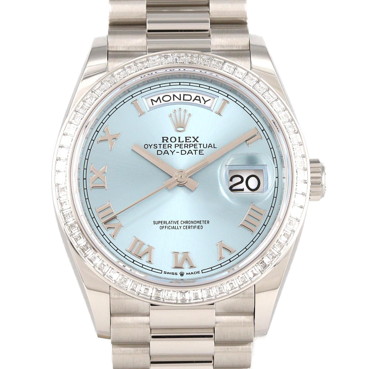 ロレックス デイデイト 128396TBR PT 自動巻 ランダム番