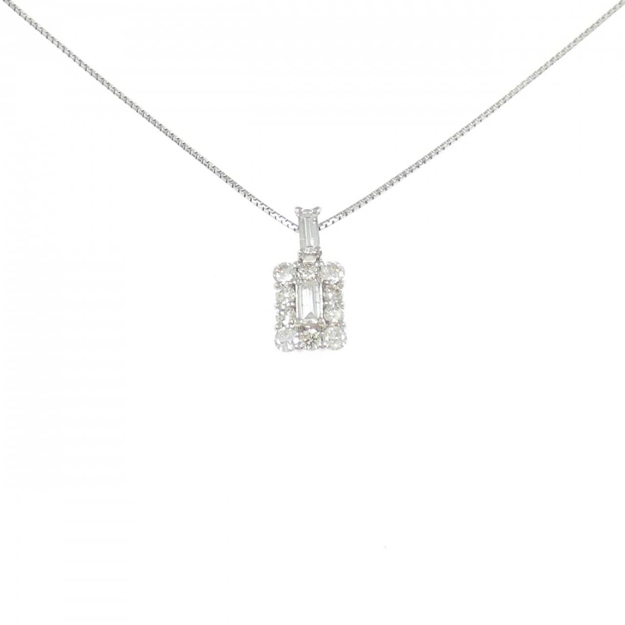 PT900/PT850 ダイヤモンド ネックレス 0.37CT