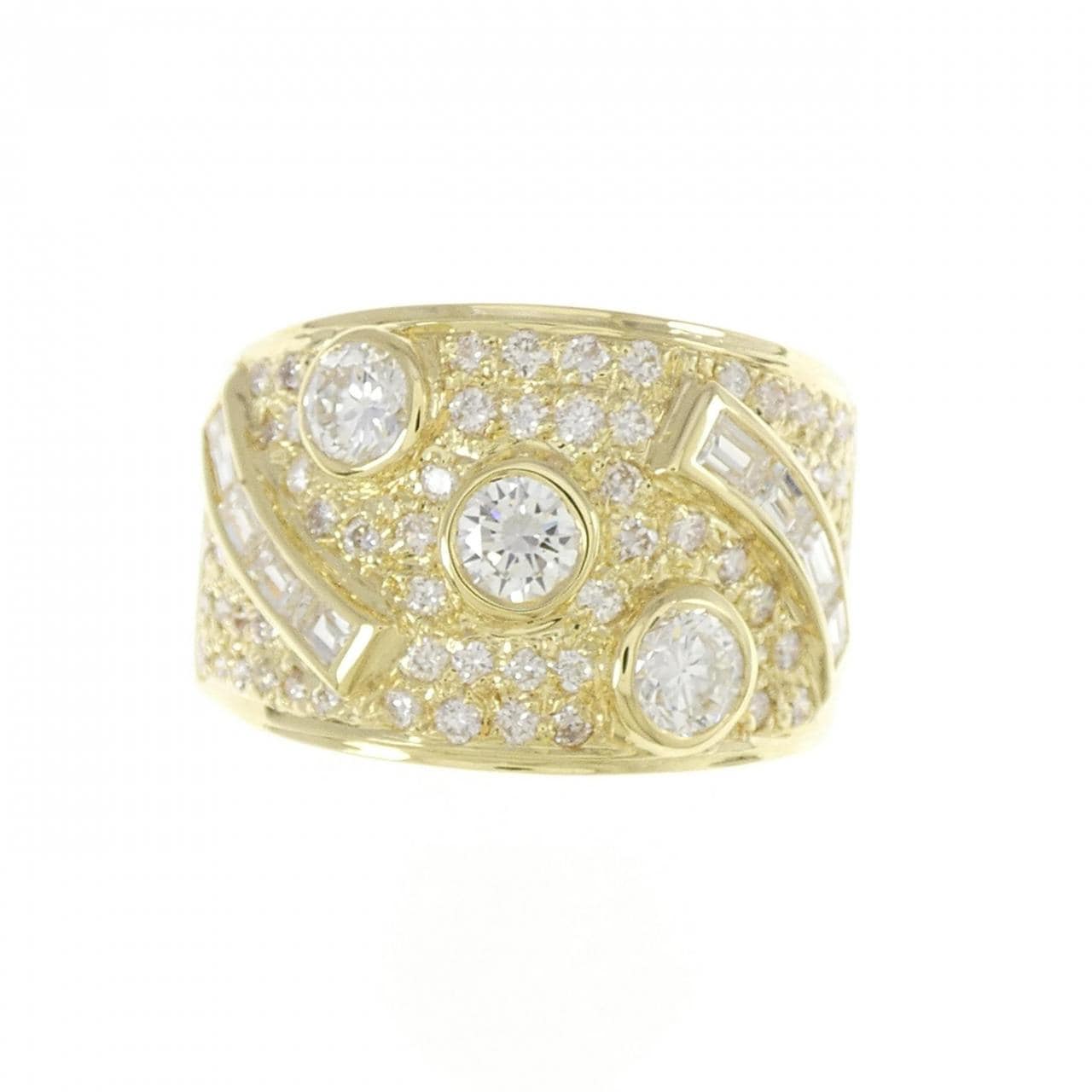 K18YG ダイヤモンド リング 1.48CT