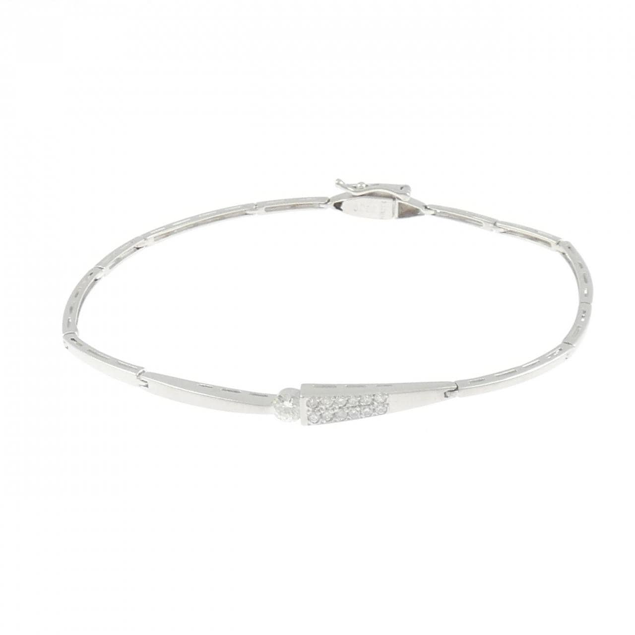 K18WG ダイヤモンド ブレスレット 0.29CT