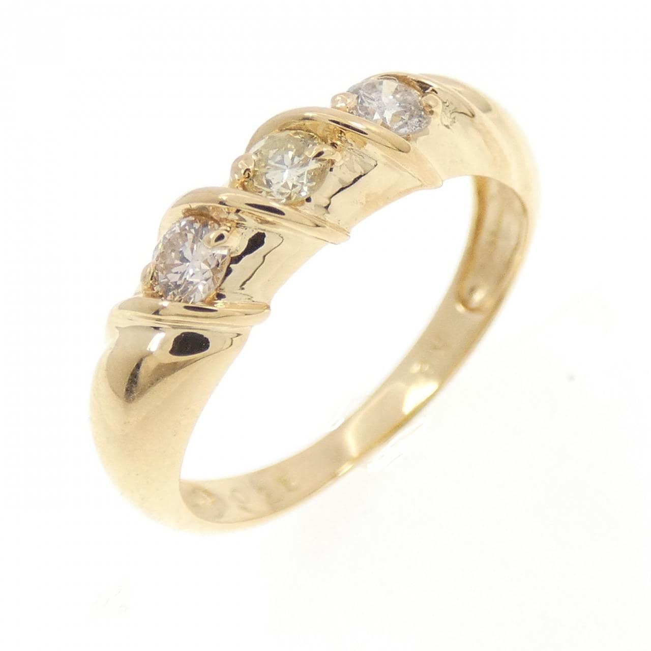 K18YG ダイヤモンド リング 0.25CT
