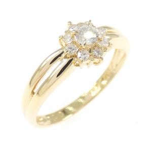 K18YG ダイヤモンド リング 0.20CT