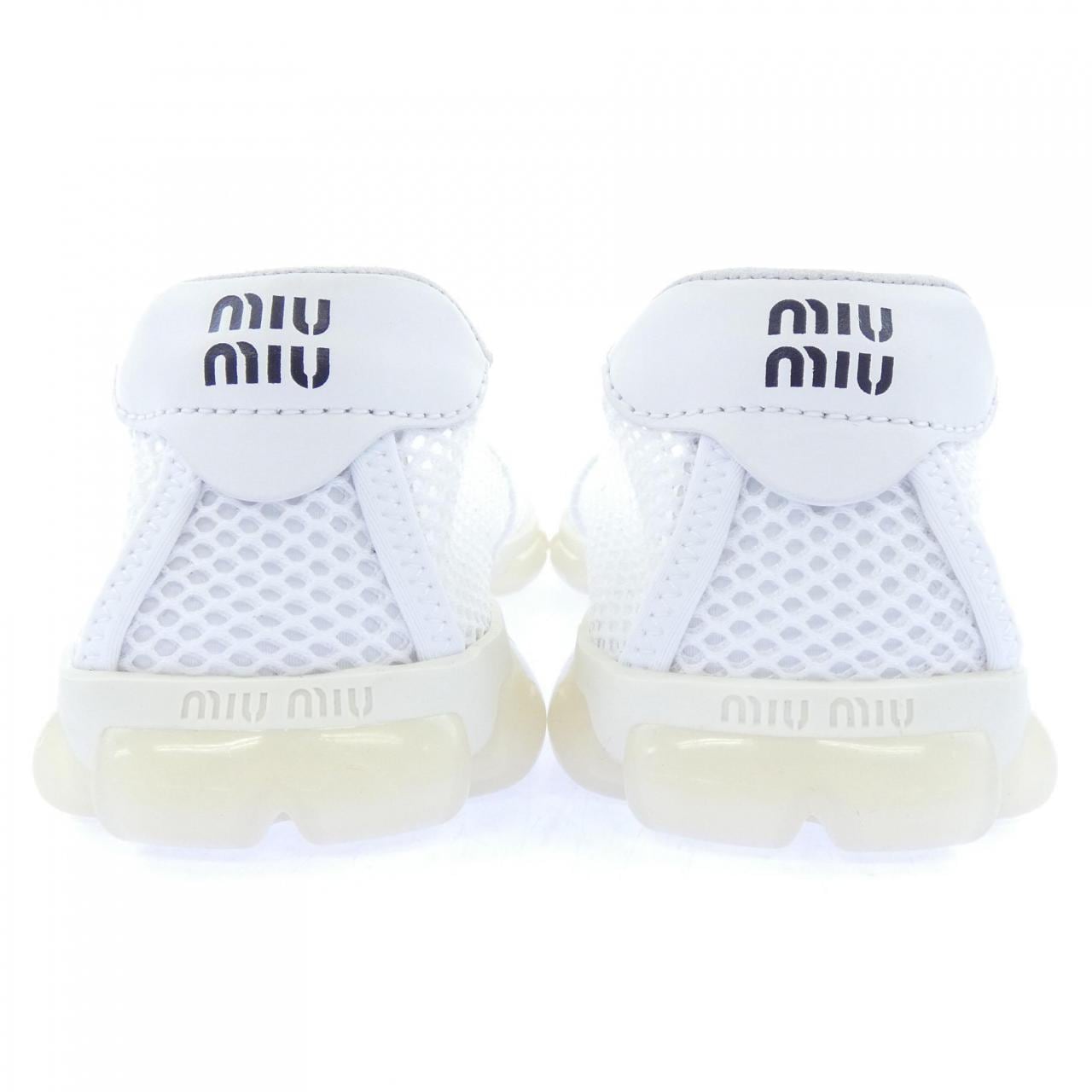 ミュウミュウ MIU MIU MESH FLAT 5F646E シューズ
