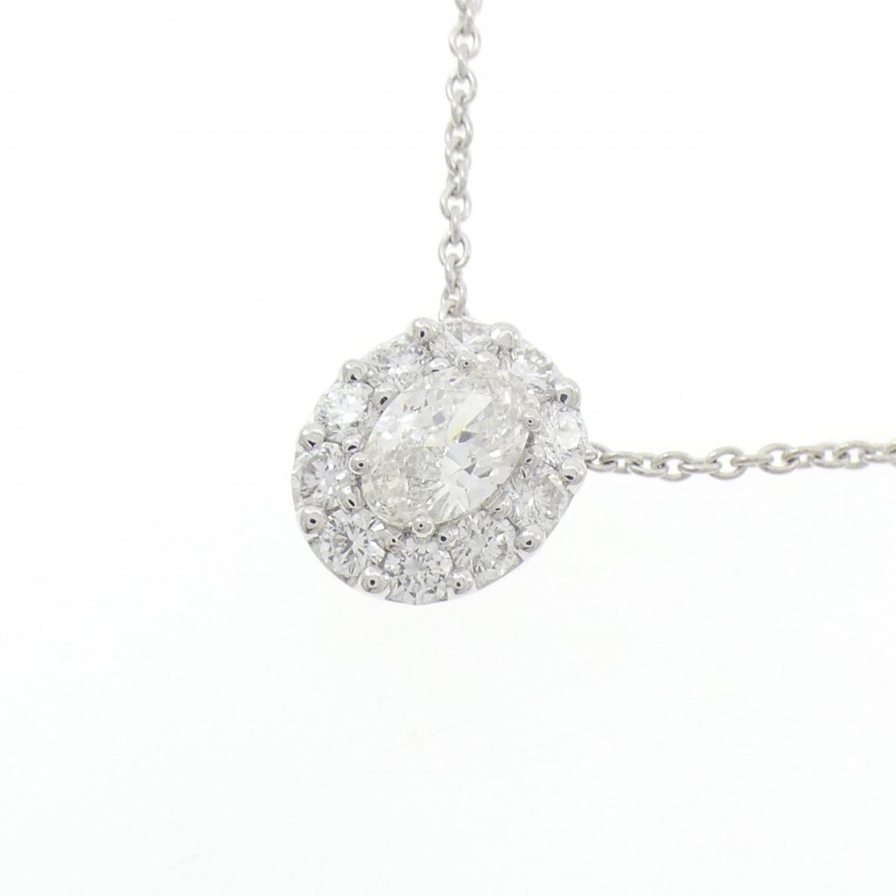 グラフ アイコン オーバルダイヤモンド ネックレス 0.50CT (G VVS2)