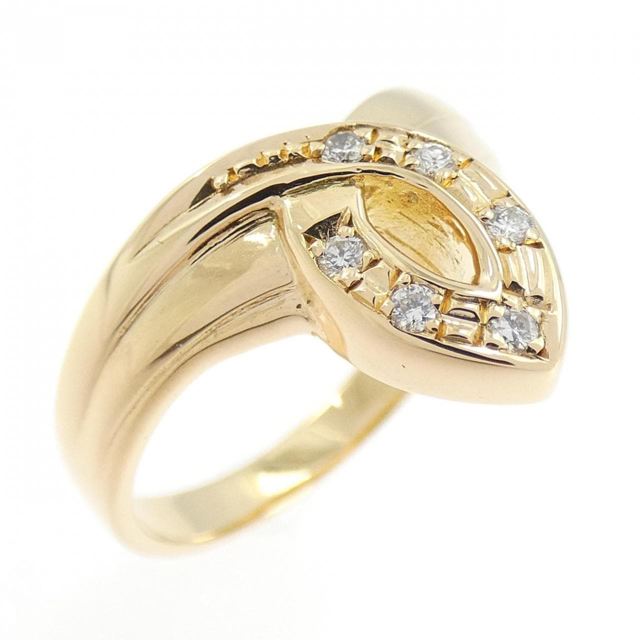 K18YG ダイヤモンド リング 0.07CT