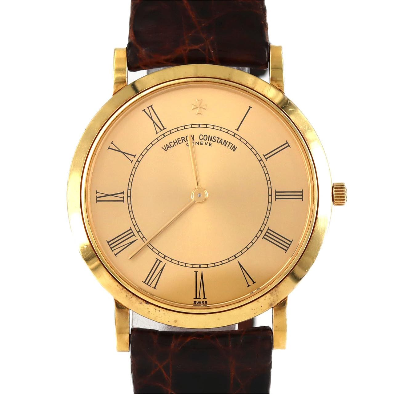 【ノーメンテナンス還元価格】ヴァシュロン･コンスタンタン エクストラフラット YG 34070/000J-7613 YG 手巻