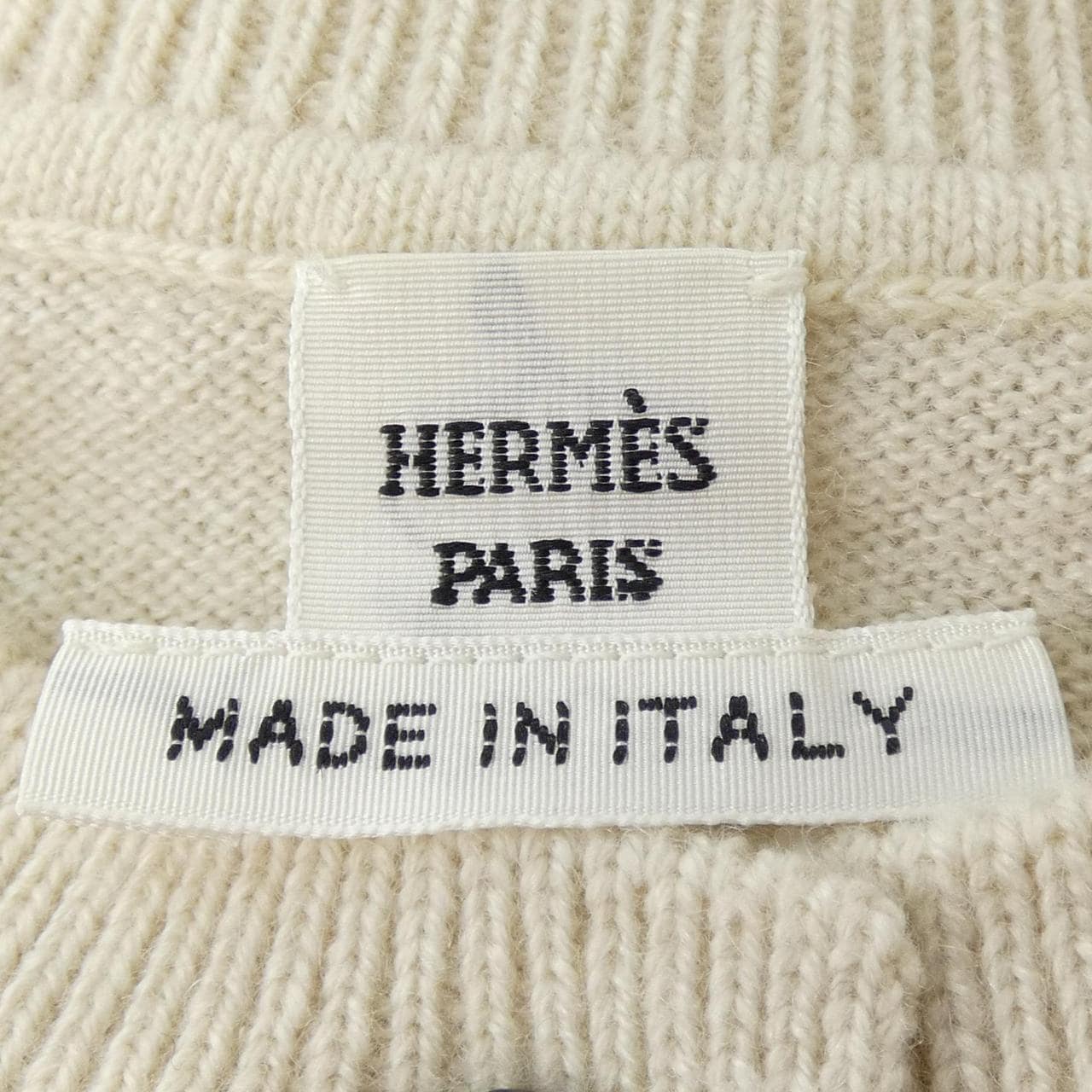 エルメス HERMES POSTE ET CAVALERIE *16-7700. カーディガン