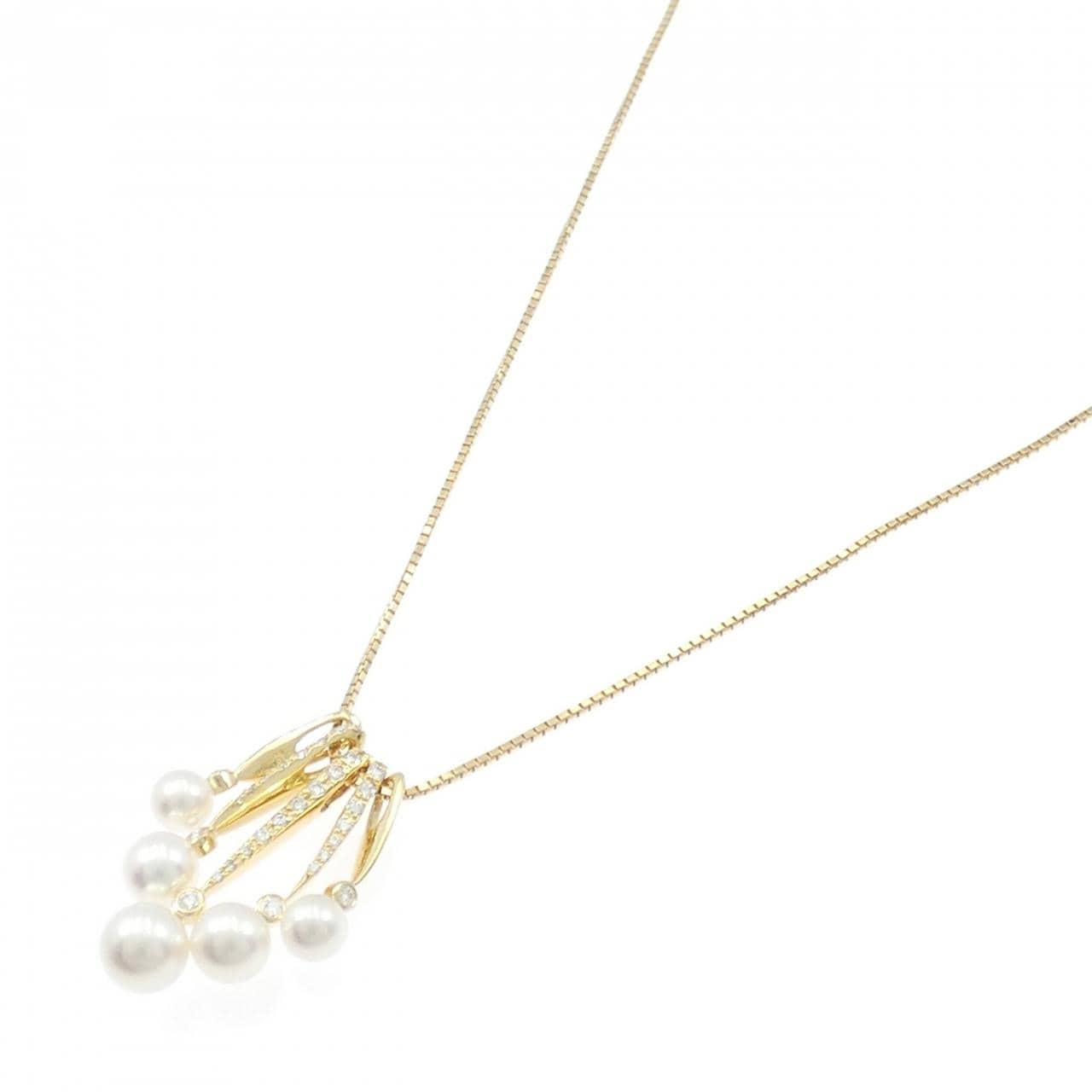 K18YG アコヤパール ネックレス