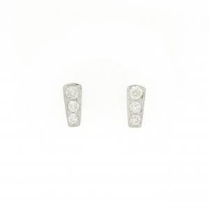 PT900 ダイヤモンド ピアス 0.590CT
